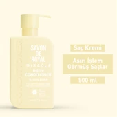 Savon De Royal - Biyotin İçeren - Aşırı İşlem Görmüş Saçlar İçin Onarım Etkili Saç Kremi 500 ml thumbnail 2