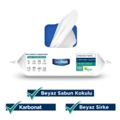 Deep Fresh İz Bırakmaz Yüzey Temizlik Havlusu Karbonat & Beyaz Sirke 100 Yaprak 3 Adet - 2