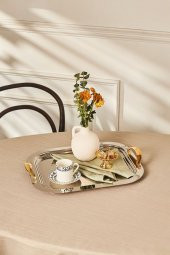Rhonda Çay Tepsisi Gold - 1