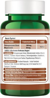 Yurdavit Magnesium Citrate 500 Mg Magnezyum Sitrat 120 Tablet - 2