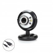 WEBCAM PC KAMERA USB IŞIK AYARLI MİKROFONLU - 1
