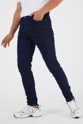 Murratto Erkek Slim Fit Likralı Koyu Lacivert Kot Pantolon - 3