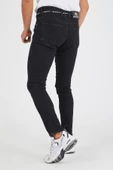 Murratto Erkek Slim Fit Likralı Siyah Kot Pantolon - 4