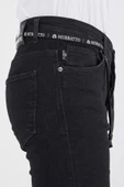 Murratto Erkek Slim Fit Likralı Siyah Kot Pantolon - 5