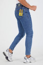 Murratto Erkek Slim Fit Likralı Koyu Kar Yıkama Kot Pantolon - 4