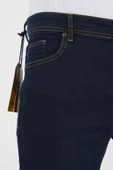 Murratto Erkek Slim Fit Likralı Koyu Mavi Kot Pantolon - 5