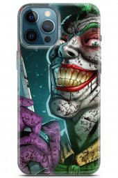 Apple iPhone 12 Pro Max Uyumlu Kılıf Dc 01 Bıçaklı Joker Telefon Kılıfı Yeşil - 1