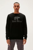 LOGO CREWNECK/MIDNIGHT ERKEK SİYAH SWEAT - 1