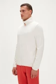 Bowie Full-Zip Marshmallow Beyaz Fermuarlı Erkek Polar Sweatshirt 23.02.21.001 - 2