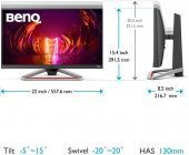 BenQ Mobiuz EX2510S 24.5" 1 ms Full HD FreeSync IPS Oyuncu Monitörü Teşhir - 4