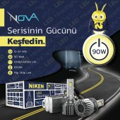 Nova Serisi 24.000 Lümen 90W H4 Led Xenon Far Ampulü - 2
