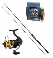 Shimano FX 4000 FX XT 270 Cm 14-40 Gr 8 Örgü Spin Olta Seti - 1