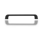 Alperen Düz Mobilya Mutfak Dolabı Çekmece Dolap Kulpu (128 MM-12.8 CM) Kulbu Siyah Metal Kulpları - 4