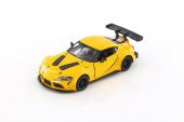 Kinsmart Toyota GR Supra Racing Concept 1:36 Sarı Çek Bırak Model Araba - 1