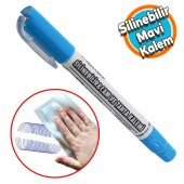 Silinebilir Tebeşir İşaretleyici  Mavi Kalem Metal Plastik Tahta Cam Ahşap Yüzey Yağlı Boya Uç thumbnail 1