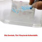 Silinebilir Tebeşir İşaretleyici  Mavi Kalem Metal Plastik Tahta Cam Ahşap Yüzey Yağlı Boya Uç thumbnail 2