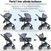 7 In 1 Yeni Doğan Set Baby Home 945 Travel Sistem Bebek Arabası 370 Sallanır Ana Kucağı - 8