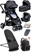 7 In 1 Yeni Doğan Set Baby Home 945 Travel Sistem Bebek Arabası 370 Sallanır Ana Kucağı - 3