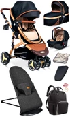 7 In 1 Yeni Doğan Set Baby Home 945 Travel Sistem Bebek Arabası 370 Sallanır Ana Kucağı - 1