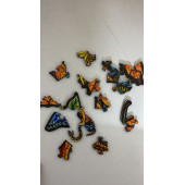 3 D Ahşap Hayvan Puzzle Züraha Model - 2