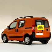 Fiat Fiorino 2008-24 Sol Stop Fren Lambası Arka Çift Kapılı 1353206080 - 2