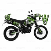 Mondial X-Treme Max 200 i Metal Mulisha Design Sticker Set Yeşil - 1