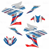 Yamaha YZF R25 R Tech Design Sticker Set - 2
