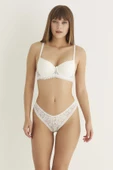 OROVİTA DESTEKSİZ SLİP KÜLOTLU DANTELLİ SÜTYEN TAKIMI 3000 - 9