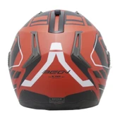 Beon Çene B 700 Air Tek Açılır Vizörlü Motosiklet Kaskı Kırmızı Siyah - L - 3