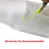 Silinebilir Tebeşir İşaretleyici Sarı Kalem Metal Plastik Tahta Cam Ahşap Yüzey Yağlı Boya Uç thumbnail 2