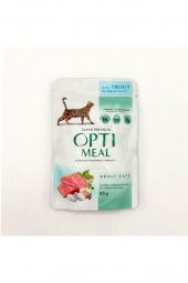 OptiMeal Alabalıklı Krema Soslu Kedi Konserversi 85 gr - 1