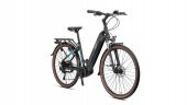 LOOP COMMUTER 28 ELEKTRİKLİ ŞEHİR BİSİKLETİ 9V HD 17.5 MAT SİYAH-FÜME-TURKUAZ - 2