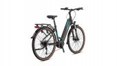 LOOP COMMUTER 28 ELEKTRİKLİ ŞEHİR BİSİKLETİ 9V HD 17.5 MAT SİYAH-FÜME-TURKUAZ - 3