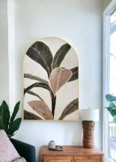 The Mia Botanic Leaf Tablo 60x90 cm - 2