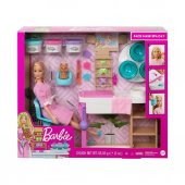 Barbie Wellness Yüz Bakımı Yapıyor Oyun Seti GJR84 - 1