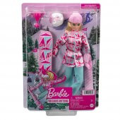 Barbie Snowboard Sporcusu Bebek HCN32 - 1