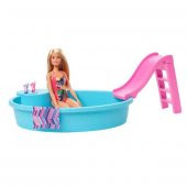 Barbie Ve Havuzu Oyun Seti GHL91 - 1