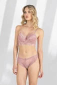 Fabony Bayan Dantelli Bralet Desteksiz Sütyen Külot Takımı 4211 thumbnail 3