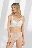 Fabony Bayan Dantelli Bralet Desteksiz Sütyen Külot Takımı 4211 thumbnail 2