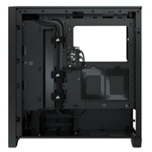 CORSAIR CC-9011204-WW ICUE 4000X RGB TEMPERLI CAM YAN PANEL MID TOWER BILGISAYAR KASASI SIYAH - 5