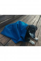 Kedi Köpek Polar Battaniye Gece Mavisi - 1