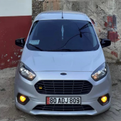 Ford Courier 2018-2021 Uyumlu Batman Yarasa Ayna Kapağı Piano Black Abs Plastik thumbnail 1
