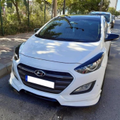 Hyundai I30 2012-2017 Batman Yarasa Ayna Kapağı Piano Black Abs Plastik thumbnail 2