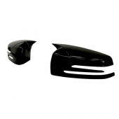 Mercedes Benz W176 2012-2018 Batman Yarasa Ayna Kapağı Piano Black Abs Plastik thumbnail 2