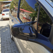 Ford Courier 2018-2021 Uyumlu Batman Yarasa Ayna Kapağı Piano Black Abs Plastik thumbnail 3