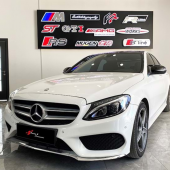 Mercedes W205 C Serisi 2015 Sonrası Batman Yarasa Ayna Kapağı Piano Black Abs Plastik - 2