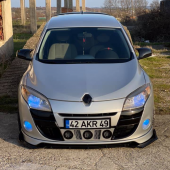 Renault Megane 3 Batman Yarasa Ayna Kapağı Piano Black Abs Plastik - 1