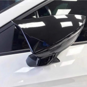 Seat Leon Mk3 Mk3.5 Batman Yarasa Ayna Kapağı Piano Black Abs Plastik - 7