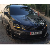 Skoda Octavia 2013-2020 Batman Yarasa Ayna Kapağı Piano Black Abs Plastik thumbnail 2
