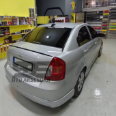 Hyundai Accent Era Bagaj Üstü Spoiler Bagaj Çıtası Piano Black - 7